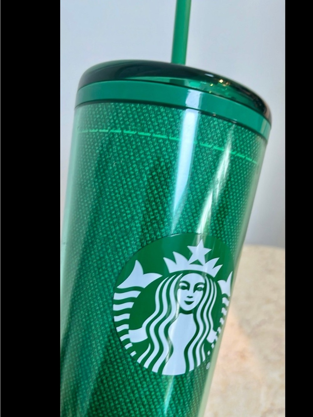 Starbucks Emerald Green Apron Edition Logo Tumbler with Straw